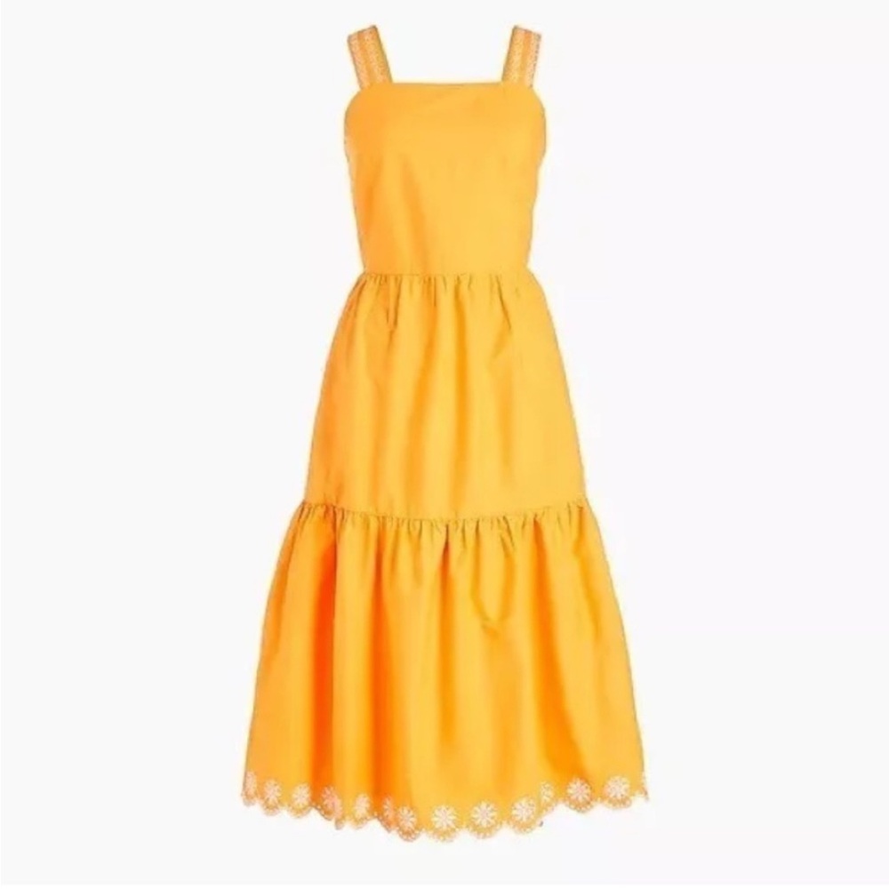 J. Crew Vibrant Yellow Casual Dress